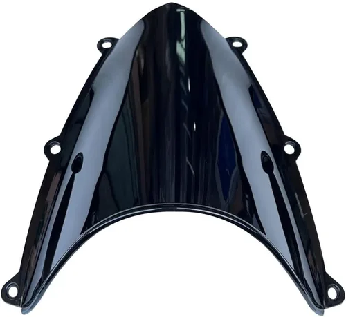 Vista 4 de Deflector de flujo de aire de doble burbuja para parabrisas de motocicleta, compatible con Honda CBR600RR 2007-2012