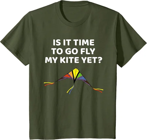 Vista 18 de Kite Flying Outdoors Hobby for Adults & Children T-Shirt