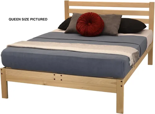 Vista 2 de KD Frames Lexington - Cama de plataforma, individual XL, sin terminar