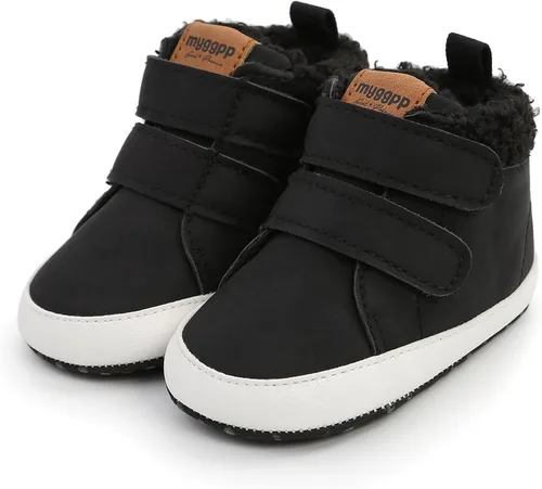 Vista 7 de Zapatos deportivos para bebés, niños y niñas, botas de nieve para bebés, suela antideslizante, para recién nacidos, para primeros pasos, zapatos