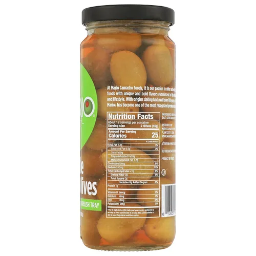 Vista 5 de Mario Camacho Foods Aceitunas Queen españolas enteras, 7 onzas (paquete de 12)