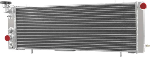 Vista 4 de Radiador para Jeep Cherokee Wagoneer Comanche 1984-2001 2.1L 2.5L L4 2.8L V6 4.0L L6 Gas, 1 fila de radiador de aluminio de rendimiento completo