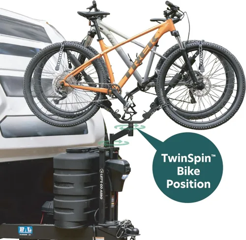 Vista 3 de Let's Go Aero Jack-IT® TS TwinSpin Two Bike Carrier (Modelo B02424)