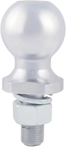 Vista 5 de CURT 40064 Bola de enganche cromada para remolque, 3,500 libras, diámetro de 2 pulgadas, vástago de 3/4 x 1-3/4 pulgadas