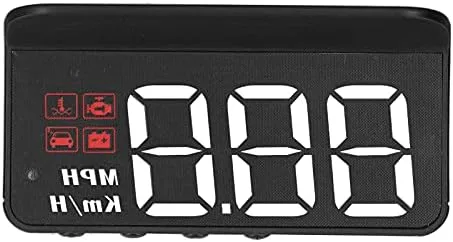 Vista 7 de Coche, HUD Proyector Multifunción Medidor de Alarma de Alarma de Fatiga Conducción Recordatorio