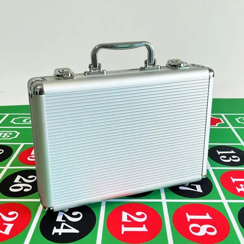 Vista 2 de SEETOOOGAMES 200pcs Capacity Empty Aluminum Poker Chip Case Only