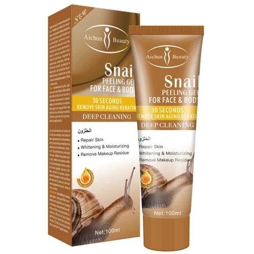 Vista 10 de AICHUN BEAUTY Peeling Gel Face Body Elimina el envejecimiento de la piel Queratina Limpieza profunda Hidratante Refresca la piel suave