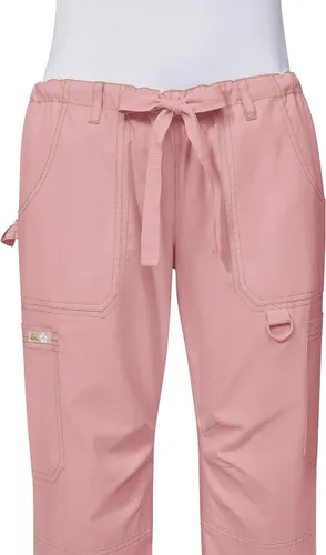 Vista 5 de KOI Classics 701 Lindsey - Pantalones médicos para mujer Rosa Ballet