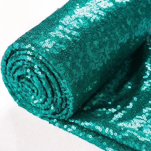 Vista 8 de ShinyBeauty 1 Yarda de Tela Negra por Yarda, Tela de Lentejuelas para Coser, Tela con Purpurina, Material de Lentejuelas por Yarda, Confección