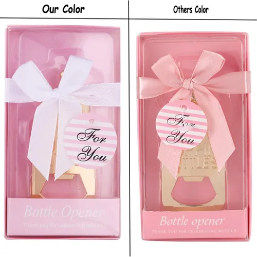Vista 4 de Juego de 24 abridores de botellas para baby shower, recuerdos para invitados, bonitos abrebotellas con forma de poppin, recuerdos para baby shower