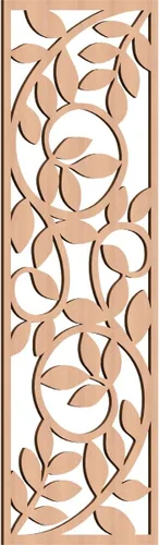 Vista 39 de 9 3/8"W x 24 3/8"H x 1/4"T Utica Decorativo Fretwork Madera Paneles de Pared, Abedul