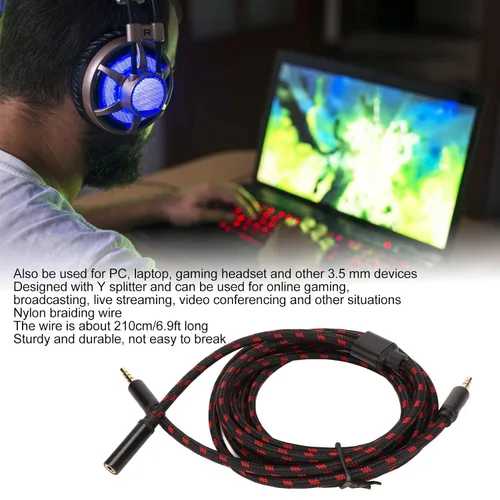 Vista 2 de Cable de enlace de chat de repuesto para Elgato HD60S HD60X HD60PRO Cable adaptador de chat para Xbox One PS5 PS4