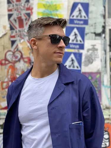 Vista 8 de WOODIES Wayfarer gafas de sol de madera con lentes polarizados