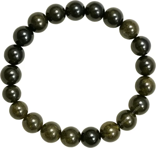 Vista 769 de Amazing Gemstone Crystal Bracelet for Women Men's Gifts - Protection Healing Crystal Bracelet - 8mm Gemstone Beaded Stretchable Bracelet Pulseras