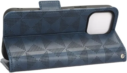Vista 4 de Funda compatible con Xiaomi Poco X3 GT, tarjetero, compatible con Redmi Note 10 Pro (China) 5G de piel sintética con cierre magnético, color azul