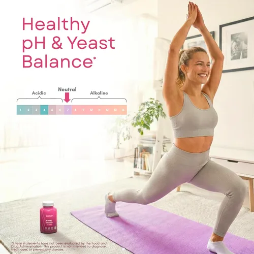 Vista 3 de SOON+ Probióticos vaginales para mujeres, V-Sync Probiótico vaginal con lactobacilo, arándano y prebióticos, apoya el equilibrio del pH
