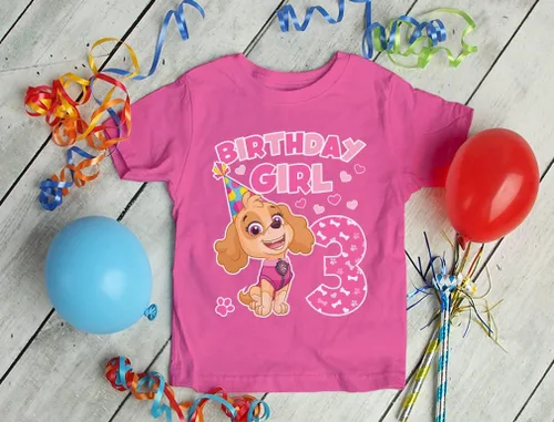 Vista 4 de Paw Patrol Skye - Camiseta ajustada para niña de 3 años