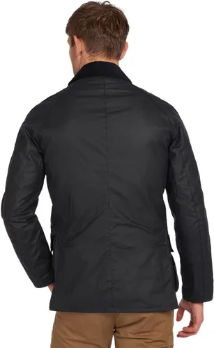 Vista 2 de Barbour Chaqueta Ashby Wax para hombre, Verde Oliva