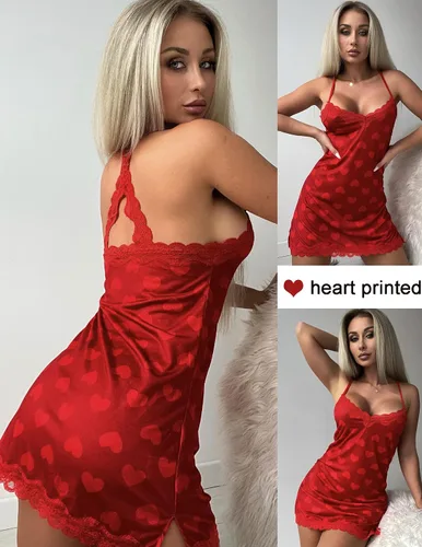 Vista 4 de Avidlove - Camisón de lencería sexy de mujer para dormir