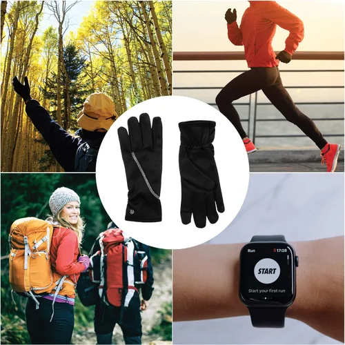 Vista 3 de C9 Champion Guante de correr ligero para mujer con tecnología de pantalla táctil, Negro