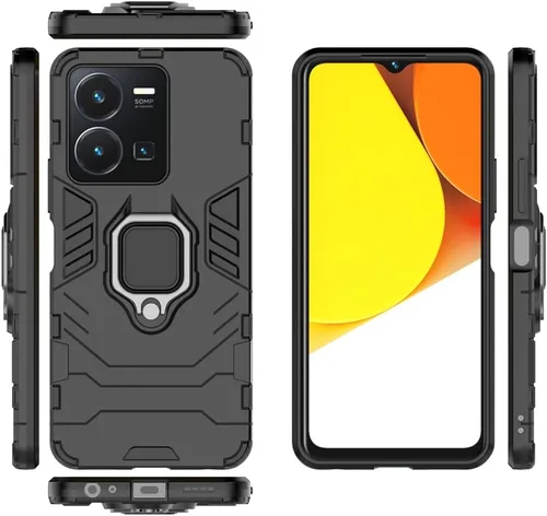 Vista 13 de Funda para Samsung Galaxy A04 4G, carcasa con soporte para Samsung SM-A045F/DS Galaxy A04 4G / SM-A045M/DS SM-A045F SM-A045M, color negro