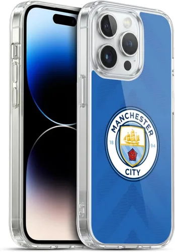 Vista 118 de Head Case Designs Funda de gel con licencia oficial del Manchester City Man City FC Away 2022/23 [protección de grado militar] compatible con Apple