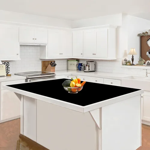 Vista 16 de Tapete de silicona súper grande, 120 x 24 pulgadas, tapete de silicona para encimera de cocina, tapete antideslizante resistente al calor, tapete