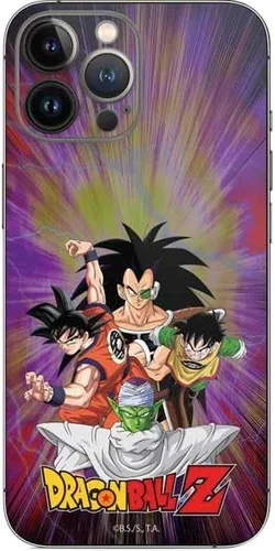 Vista 8 de Skinit Calcomanía para teléfono compatible con iPhone 14 Pro Max, diseño oficial de Dragon Ball Z Red Ribbon Army