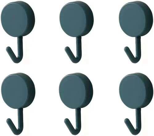 Vista 8 de Paquete de 6 ganchos adhesivos, bonitos ganchos para llaves para decoración de pared, para colgar sombrero, toalla, llave, gancho de toalla