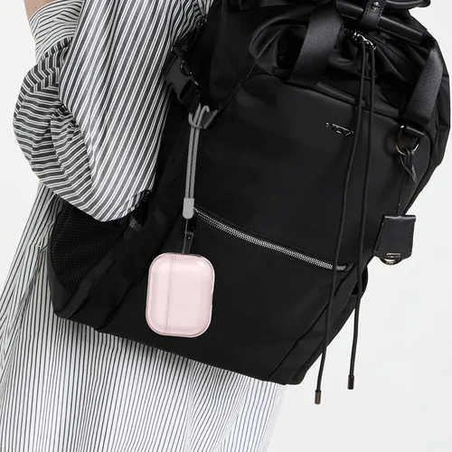 Vista 3 de NIUTRENDZ Funda protectora para AirPods Pro 2 2022 de TPU suave con cordón [LED frontal visible] compatible con AirPods Pro de 2ª