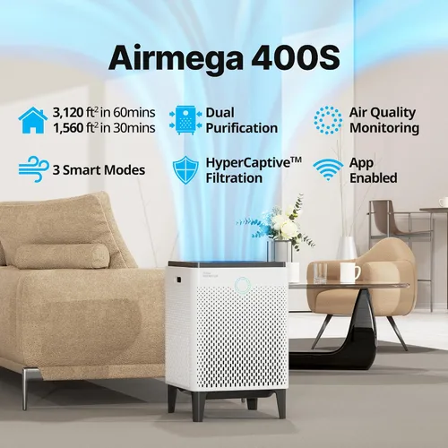 Vista 2 de La aplicación más inteligente que permite purificar el aire AIRMEGA 300S