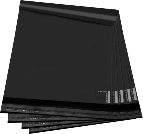 Vista 6 de Sobres de Correo de Polietileno 12x15.5 Bolsas de Envío Autoadhesivas Impermeables (Negro), 50 Piezas Bolsas de envío para ropa y bolsas de correo