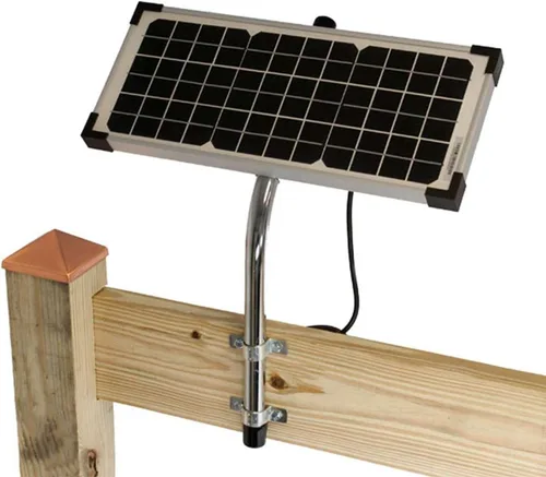 Vista 4 de Ghost Controls Panel Solar Monocristalino Premium para Sistemas de Apertura Automática de Puertas (1. 10W Monocristalino)