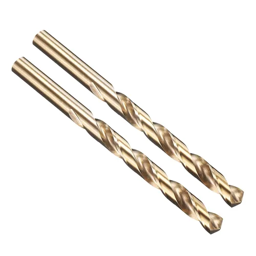 Vista 29 de PATIKIL Broca Jobber de 0.039 in, vástago recto M35 cobalto 5% acero de alta velocidad 135° acabado dorado para metal duro de acero inoxidable - 2