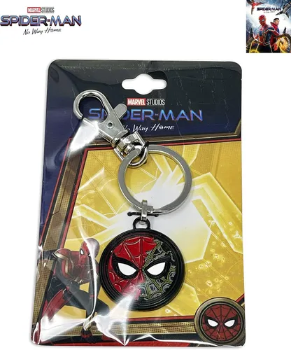 Vista 8 de Llavero oficial de Spider-Man Split Mask, NO Way Home Marvel Studios con licencia de Spider-Man Marvel Legends