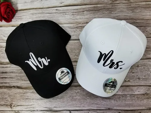 Vista 7 de Hepandy Mr Mrs Mom Dad Captain First Mate Mama and Mini Sombreros de béisbol