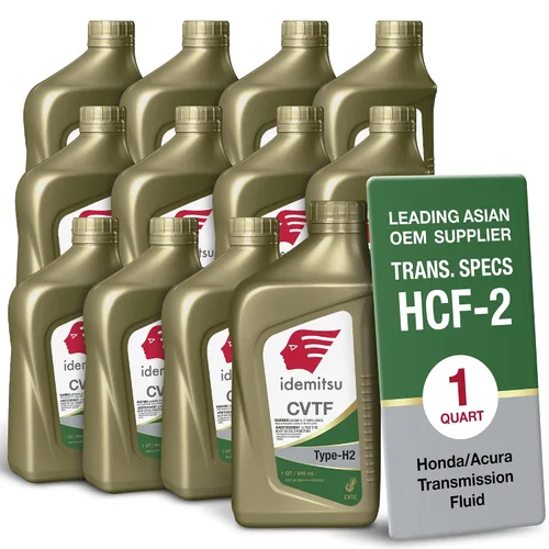 Vista 13 de Idemitsu CVT - Fluido de transmisión HCF-2, aceite de transmisión tipo H2 para transmisiones continuamente variables Honda (1 cuarto de galón)