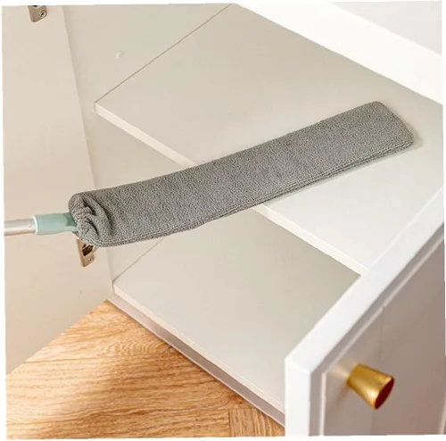 Vista 3 de Duster - Colector de polvo telescópico extraíble lavable de microfibra cepillo de limpieza para el hogar
