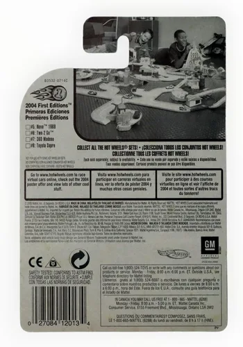 Vista 2 de Hot Wheels 2004 First Editions #5 Nova 1968 Super Sport Tampo #2004-5 Coche coleccionable de colección Mattel a escala 1:64 Coche de colección