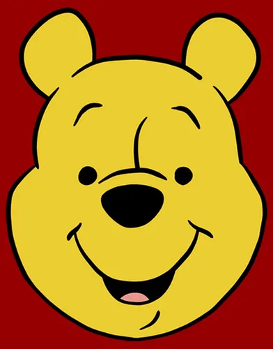 Vista 2 de Camiseta Winnie The Pooh Bear Big Face para hombre