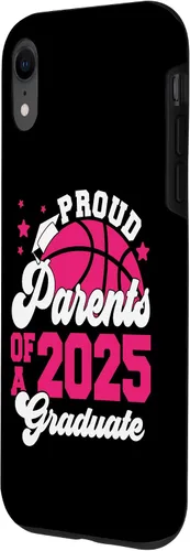 Vista 2 de iPhone XR Parents of a 2025 Graduate Senior Graduation Basketball Case
