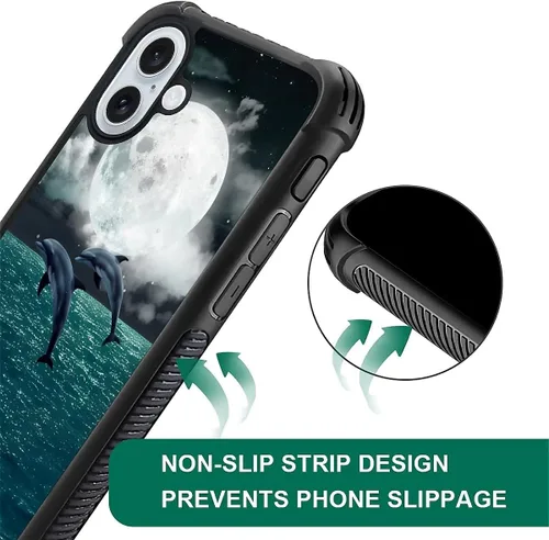Vista 477 de Funda compatible con iPhone 15, diseño de elefantes africanos, diseño increíble a prueba de golpes, antiarañazos, carcasa trasera de policarbonato