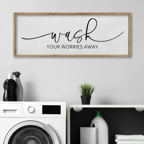 Vista 15 de FZMHASLWW Decoración de Pared para Comedor Bendición Cristiana Bendice la Comida Familia Amor Letrero de Versículo Bíblico 32"×12" Escritura