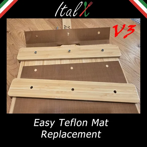 Vista 5 de ITALX EZ Pizza Peel 12 V3 (tamaño real de 11.89 pulgadas) – Pelela profesional de pizza autolanzable – Peel deslizante