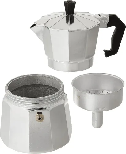 Vista 2 de Preciosa máquina de café expreso de 3 tazas, multicolor