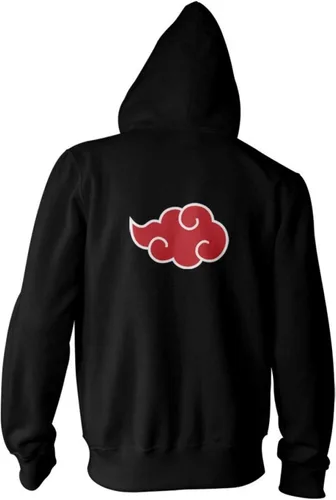 Vista 3 de Ripple Junction Naruto Shippuden Anti Village Symbols Front and Back Print Full Zip Adulto Anime Fleece Hoodie