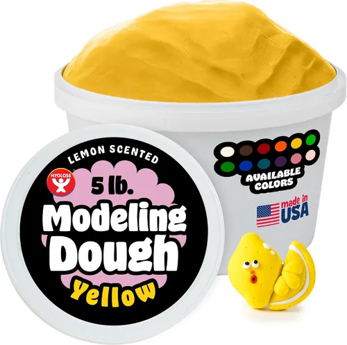 Vista 27 de Hygloss Masa de Modelado para Niños – Masa Sensorial Segura y No Tóxica para Artes y Manualidades – Tubo de 1.4 kg – Arcilla de Juego
