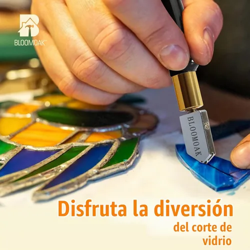 Vista 6 de Herramienta profesional de corte de vidrio con mango de aleación de tungsteno y carburo con rango de 2-20mm, cortador profesional para vidrio