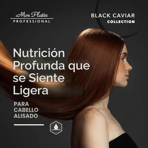 Vista 4 de Mon Platin Professional Caviar - Mascarilla capilar (para cabello alisado, 16.97 Fl Oz)