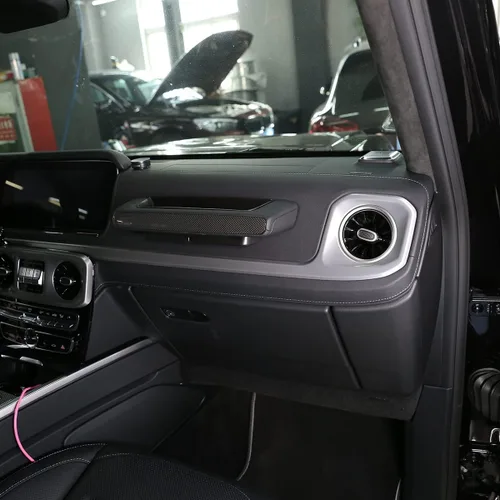 Vista 5 de YIWANG Caja de almacenamiento de agarre de copiloto ABS para Mercedes Benz Clase G AMG Wagon Cross Country SUV W463 G350 G400 G500 G55 G63 G65